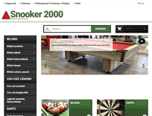 Tablet Screenshot of billiard.hu