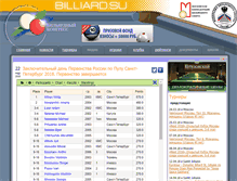 Tablet Screenshot of billiard.su