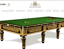 Tablet Screenshot of billiard.co.uk